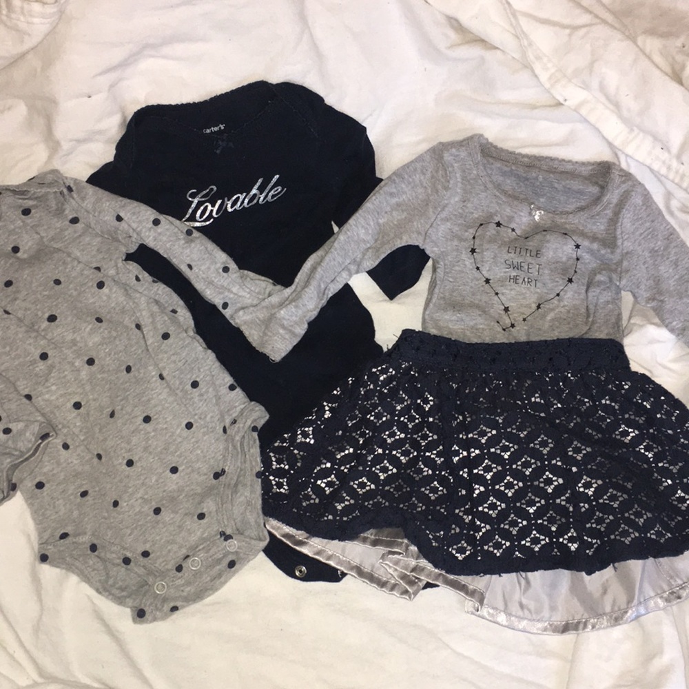 Navy and gray bundle